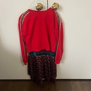 Scotch and Soda/Scotch R’belle maroon red 2 piece dress size 12/152